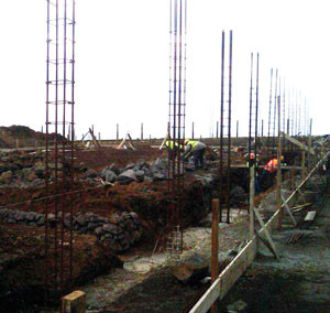 Construction of the Corvo Island Waste Center