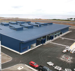 Constructi on of Cargo Warehouse in Pico Island Airport, Azores: inner accesses of AR area
